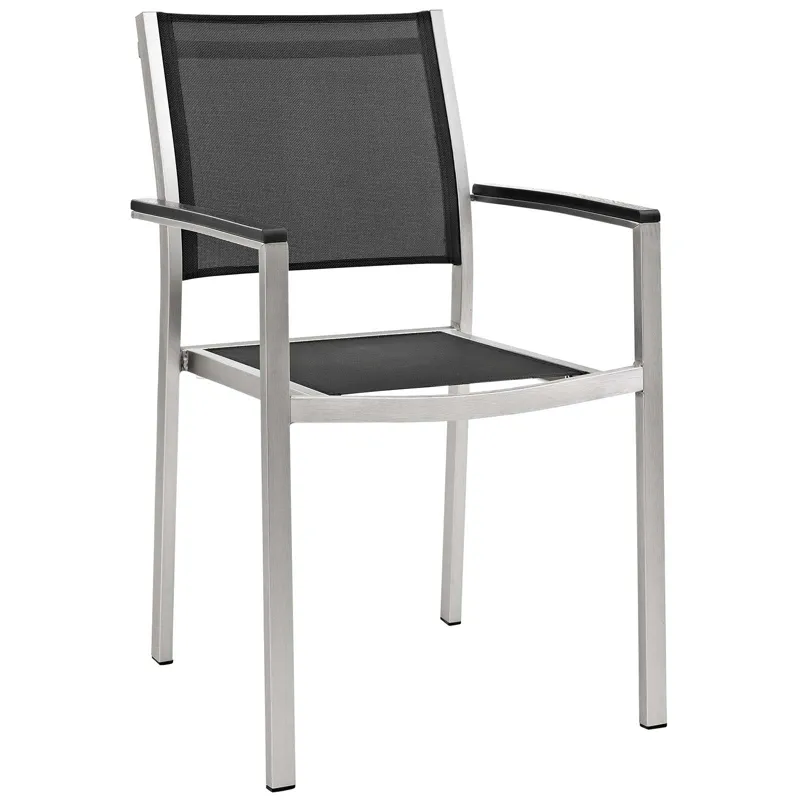 Shore 7 Piece Outdoor Patio Aluminum Outdoor Dining Set