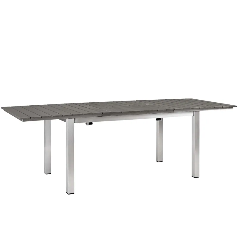 Shore 7 Piece Outdoor Patio Aluminum Outdoor Dining Set