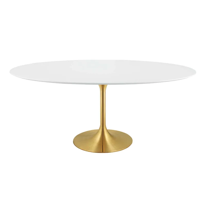 Lippa 78" Oval Wood Dining Table