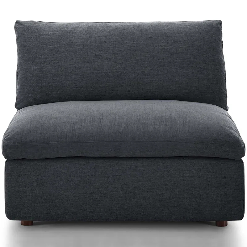 Commix Down Filled Overstuffed Armless Chair