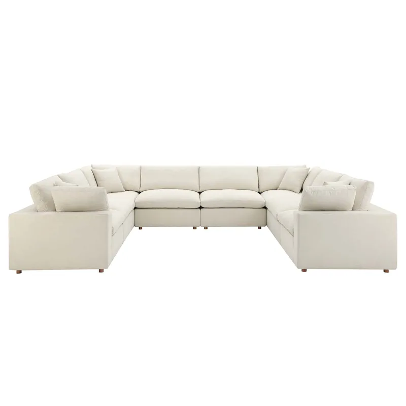 Commix Down Filled Overstuffed 8-Piece Sectional Sofa