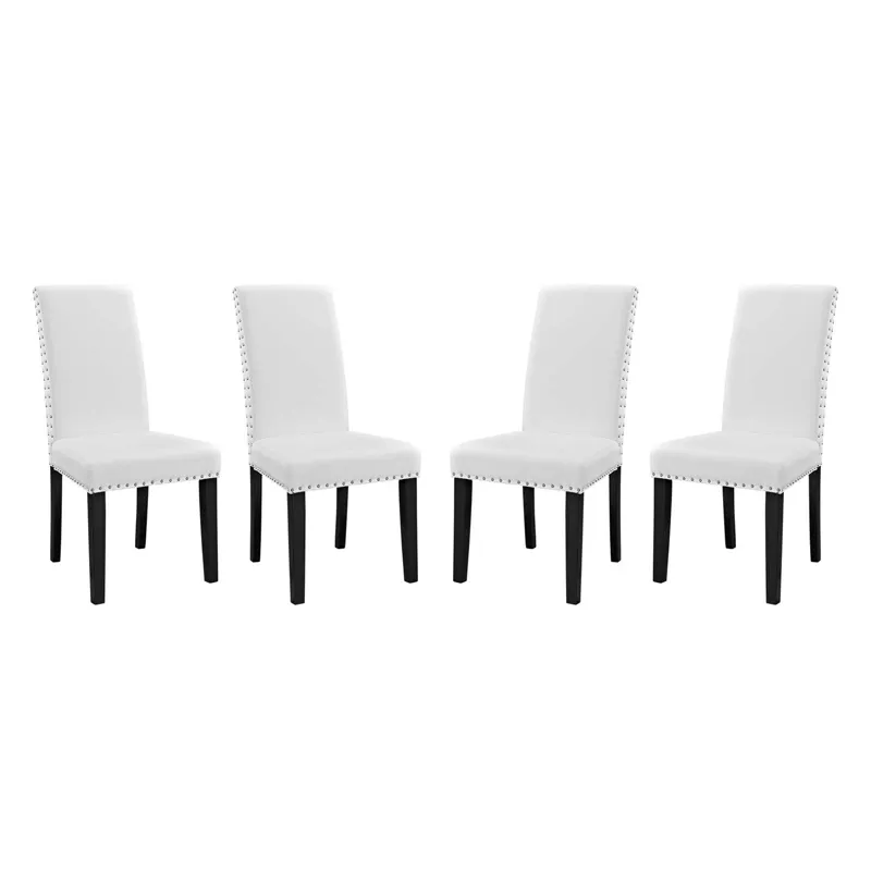 Parcel Dining Side Chair Vinyl Set of 4