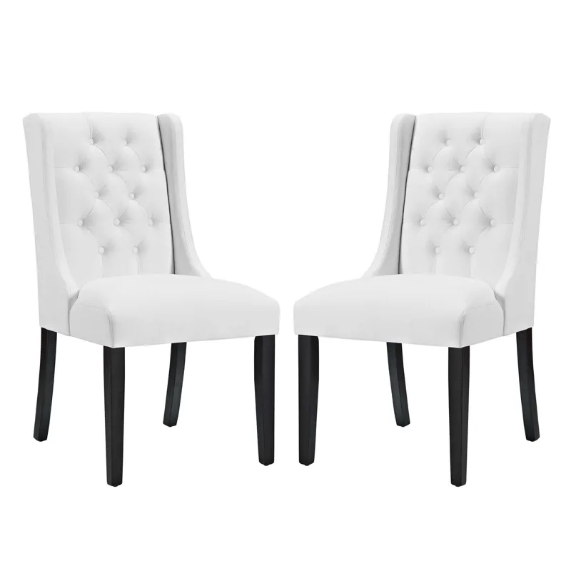 Baronet Dining Chair Vinyl Set of 2