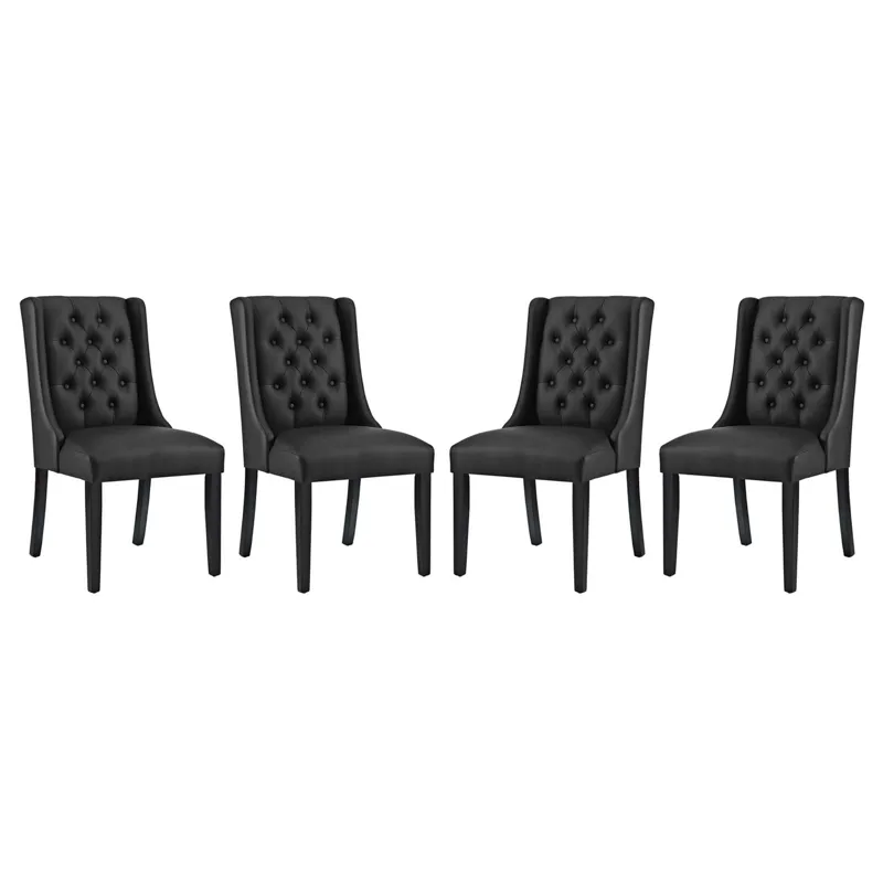 Baronet Dining Chair Vinyl Set of 4