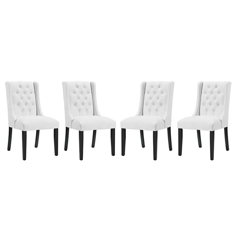 Baronet Dining Chair Vinyl Set of 4