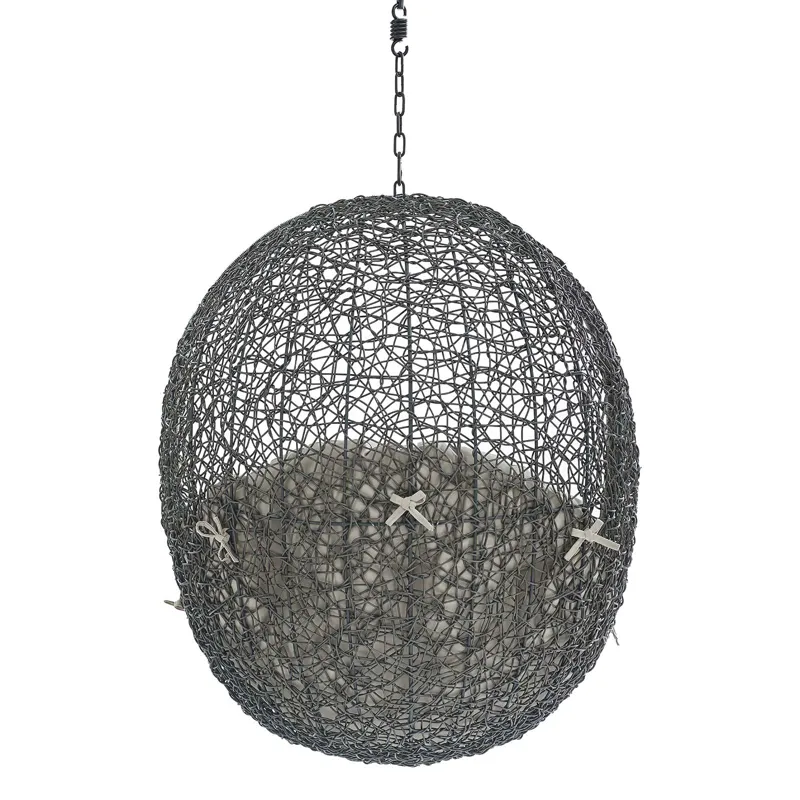 Hide Sunbrella Fabric Swing Outdoor Patio Lounge Chair Without Stand