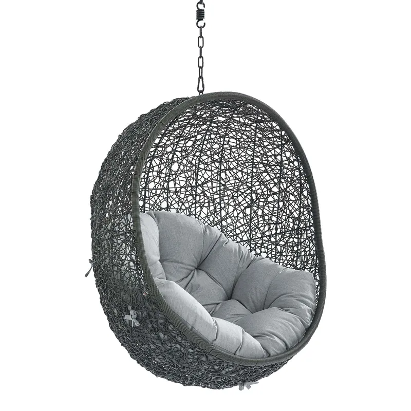 Hide Sunbrella Fabric Swing Outdoor Patio Lounge Chair Without Stand