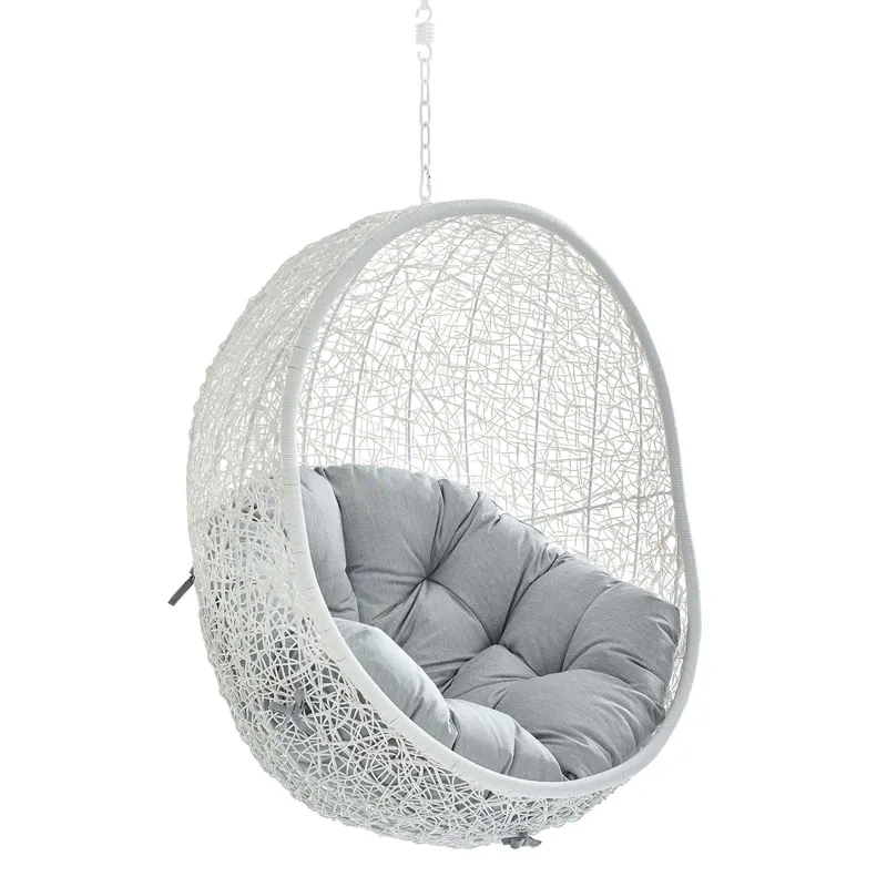 Hide Sunbrella Fabric Swing Outdoor Patio Lounge Chair Without Stand