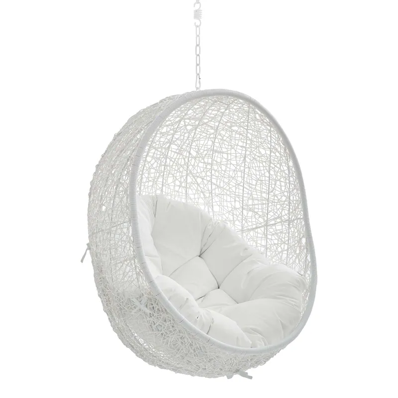 Hide Sunbrella Fabric Swing Outdoor Patio Lounge Chair Without Stand