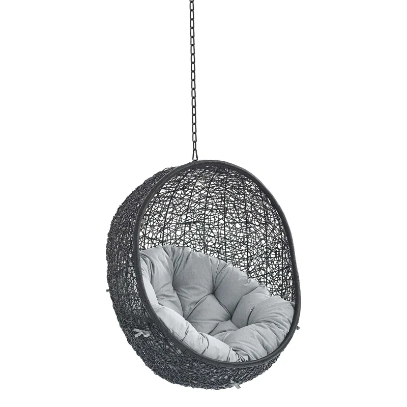 Encase Sunbrella Fabric Swing Outdoor Patio Lounge Chair Without Stand