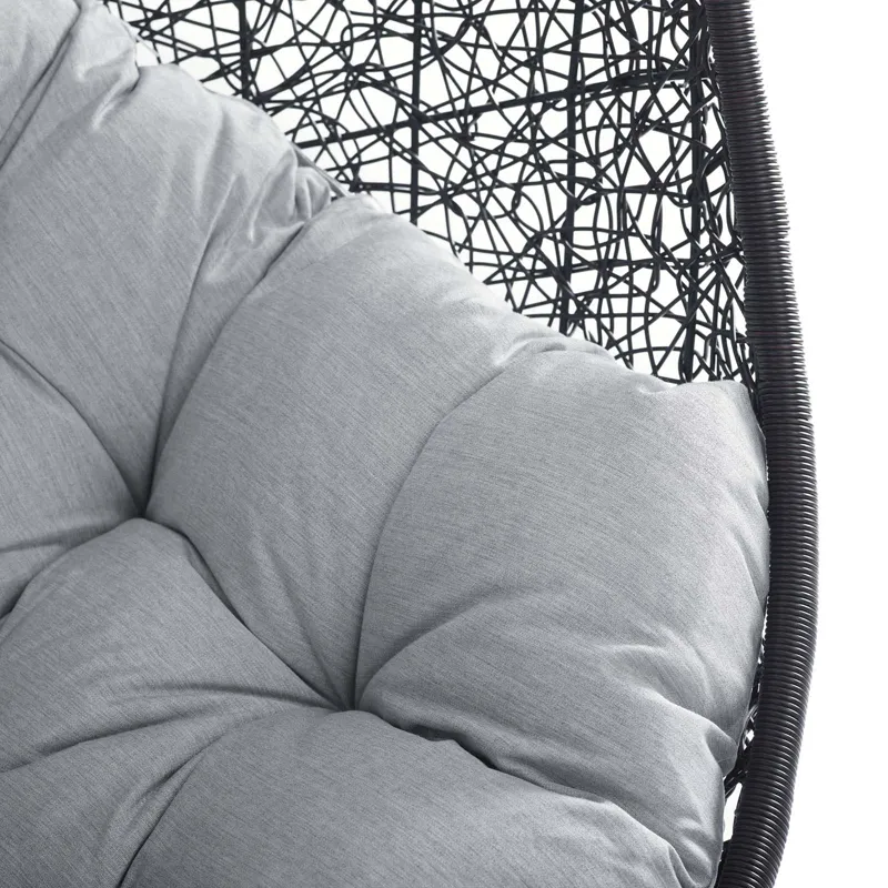 Encase Sunbrella Fabric Swing Outdoor Patio Lounge Chair Without Stand