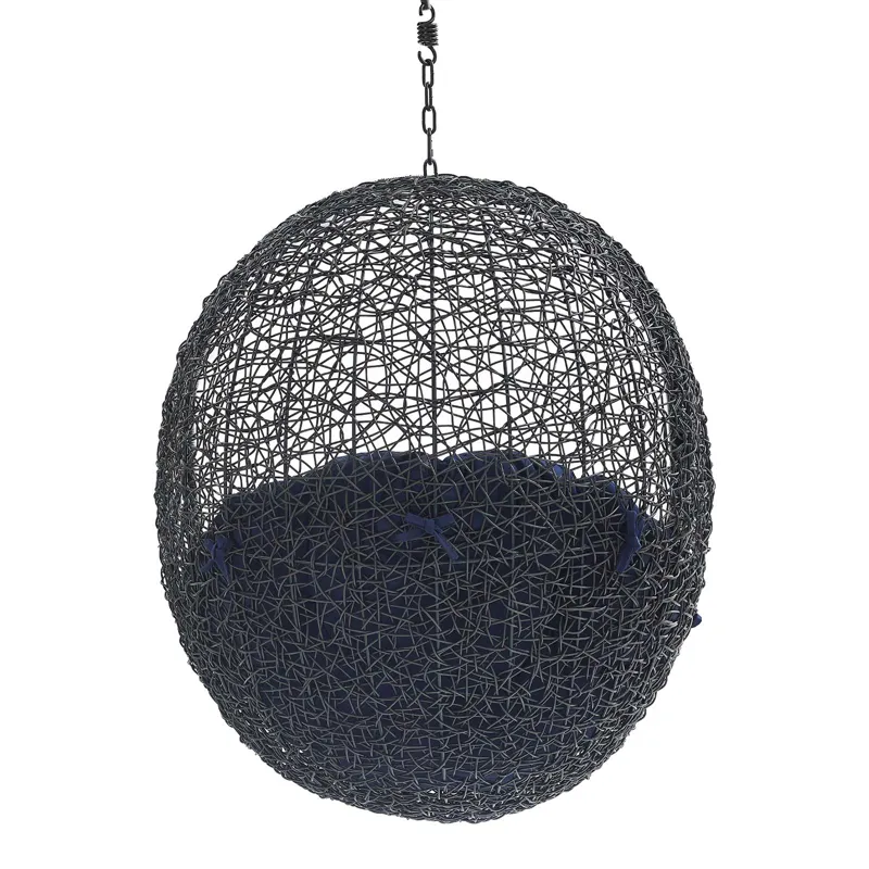 Encase Sunbrella Fabric Swing Outdoor Patio Lounge Chair Without Stand
