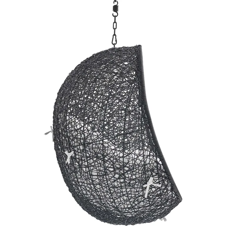 Encase Sunbrella Fabric Swing Outdoor Patio Lounge Chair Without Stand