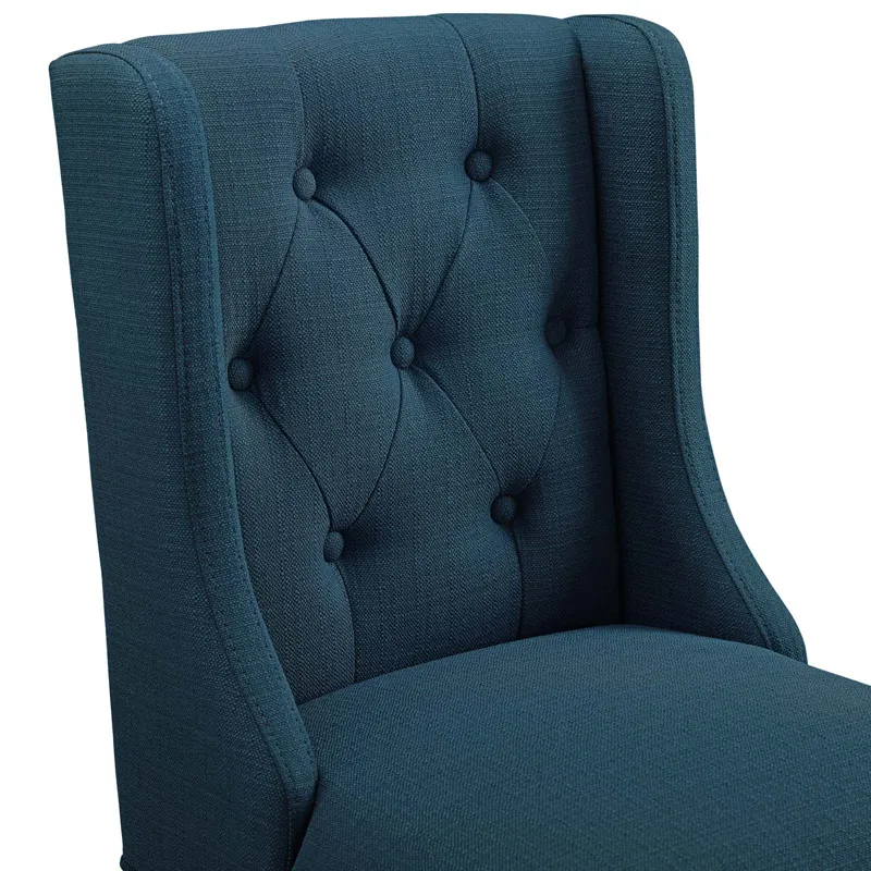Baronet Tufted Button Upholstered Fabric Counter Stool