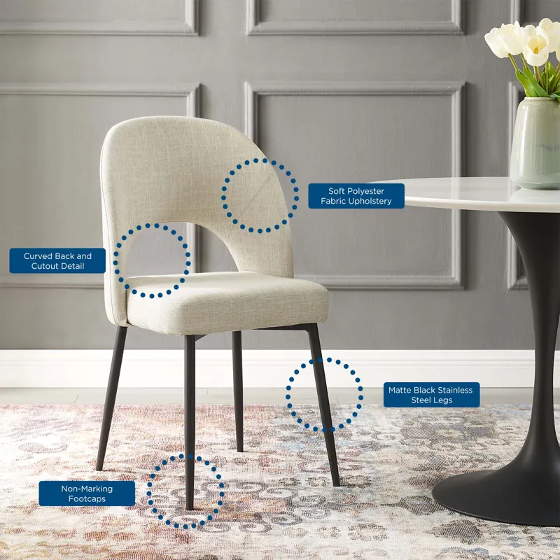 Rouse Upholstered Fabric Dining Side Chair