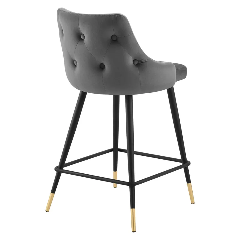 Adorn Performance Velvet Counter Bar Stool