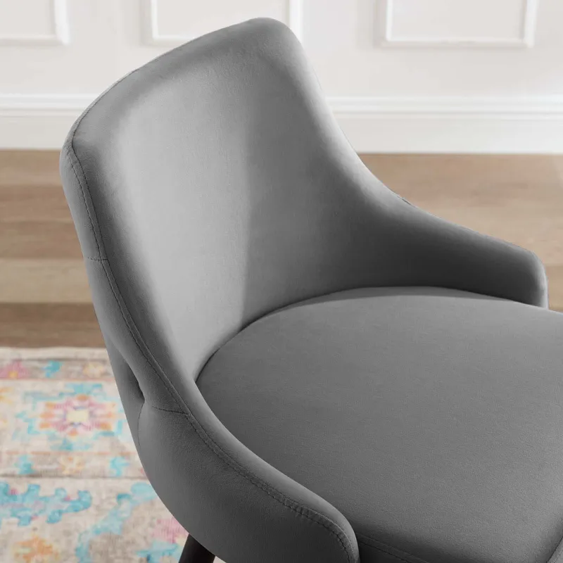 Adorn Performance Velvet Counter Bar Stool