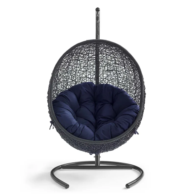Encase Sunbrella Swing Outdoor Patio Lounge Chair