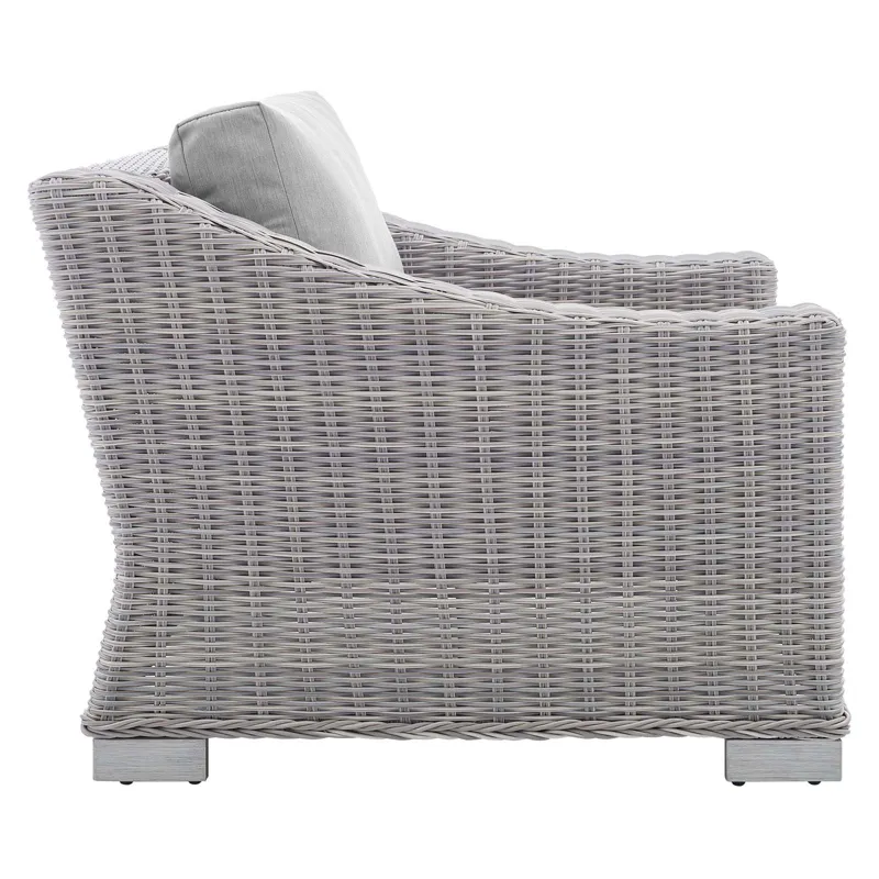 Conway Sunbrella Outdoor Patio Wicker Rattan Armchair