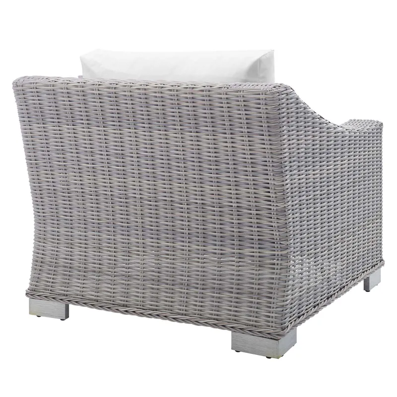 Conway Sunbrella Outdoor Patio Wicker Rattan Armchair