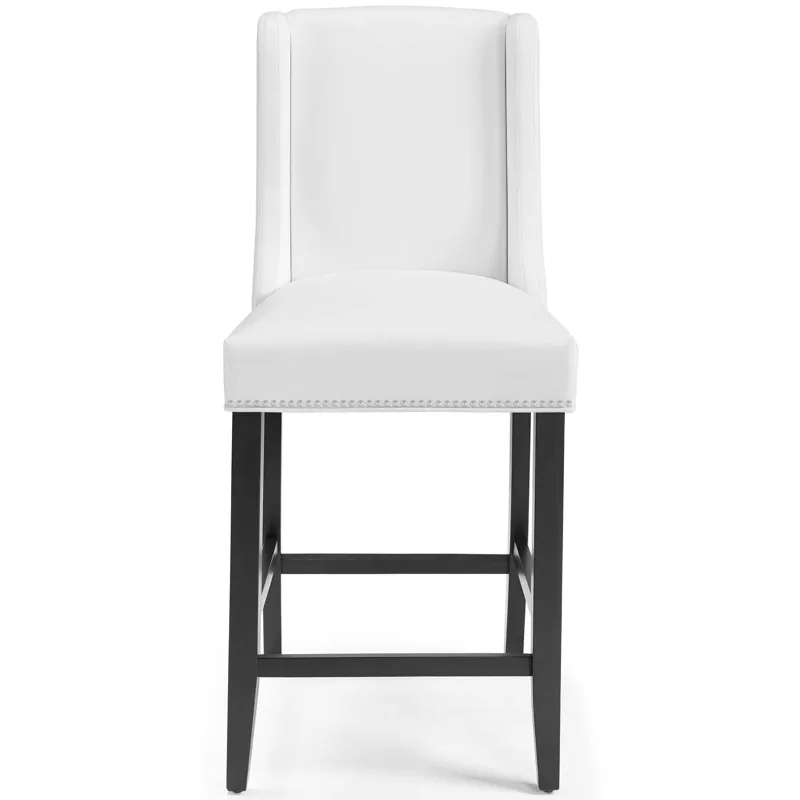 Baron Counter Stool Faux Leather Set of 2