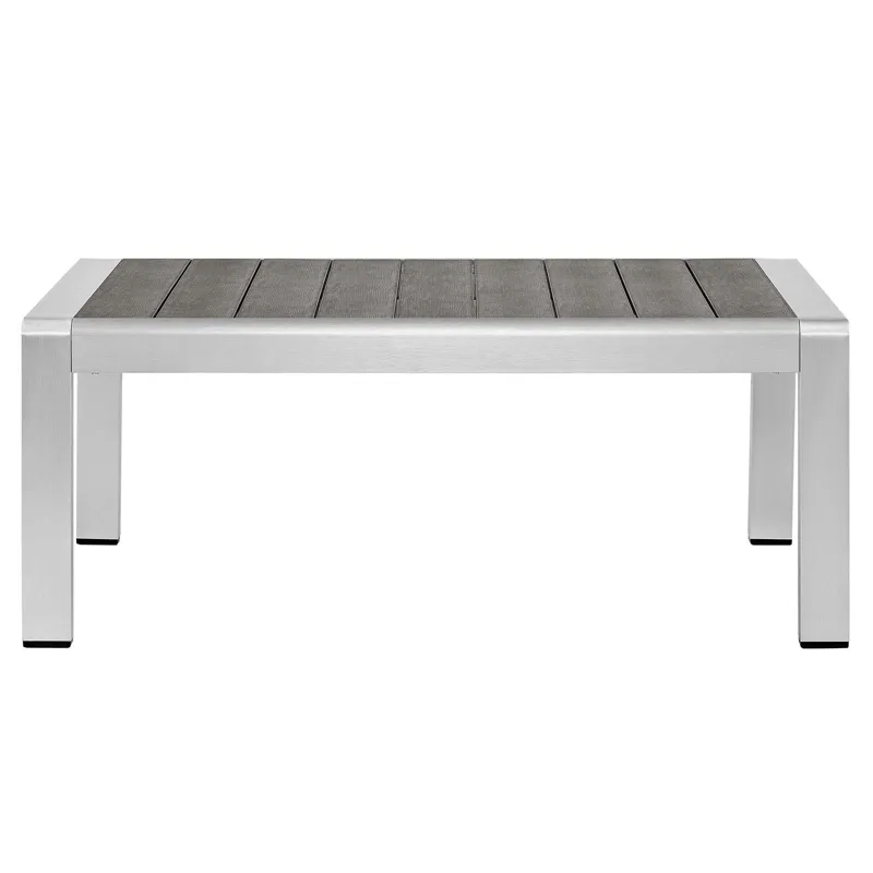 Shore Sunbrella Fabric Outdoor Patio Aluminum 4 Piece Set