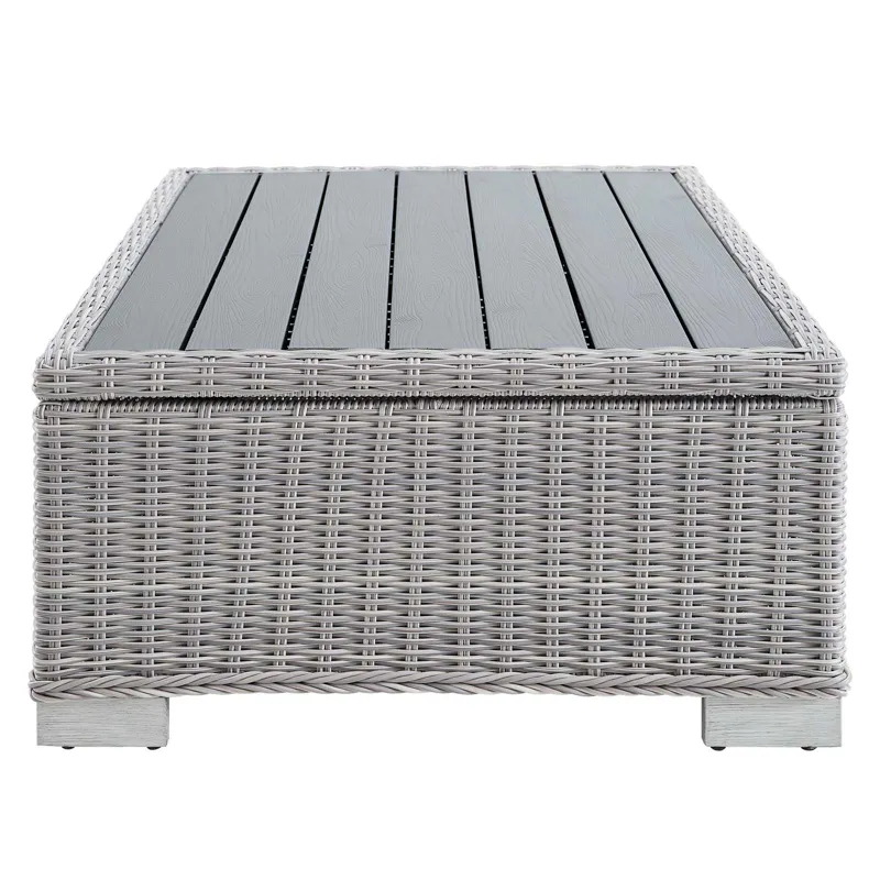 Conway Sunbrella Outdoor Patio Wicker Rattan 4-Piece Furniture Set