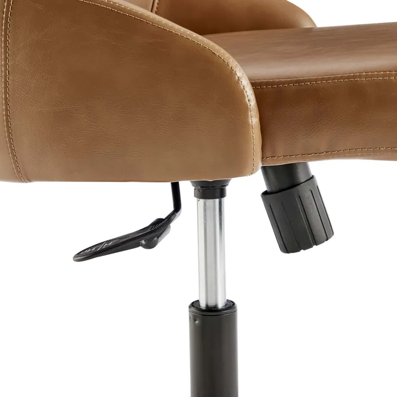 Designate Swivel Vegan Leather Office Chair