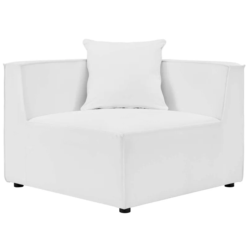 Saybrook Outdoor Patio Upholstered 6-Piece Sectional Sofa