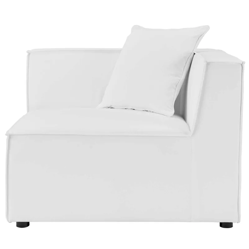Saybrook Outdoor Patio Upholstered 6-Piece Sectional Sofa