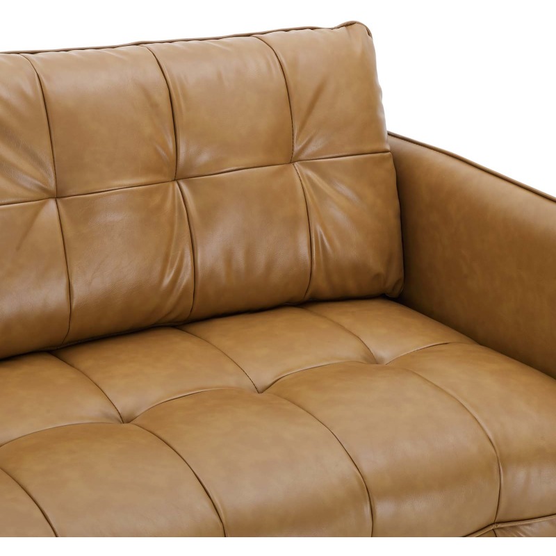 Cameron Tufted Vegan Leather Sofa Eei 4452 Tan By Modway At Tomlinson Furniture Cameron Tufted Vegan Leather Sofa Eei, Cameron Leather Sofa