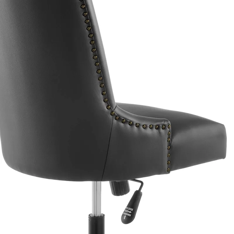 Empower Channel Tufted Vegan Leather Office Chair