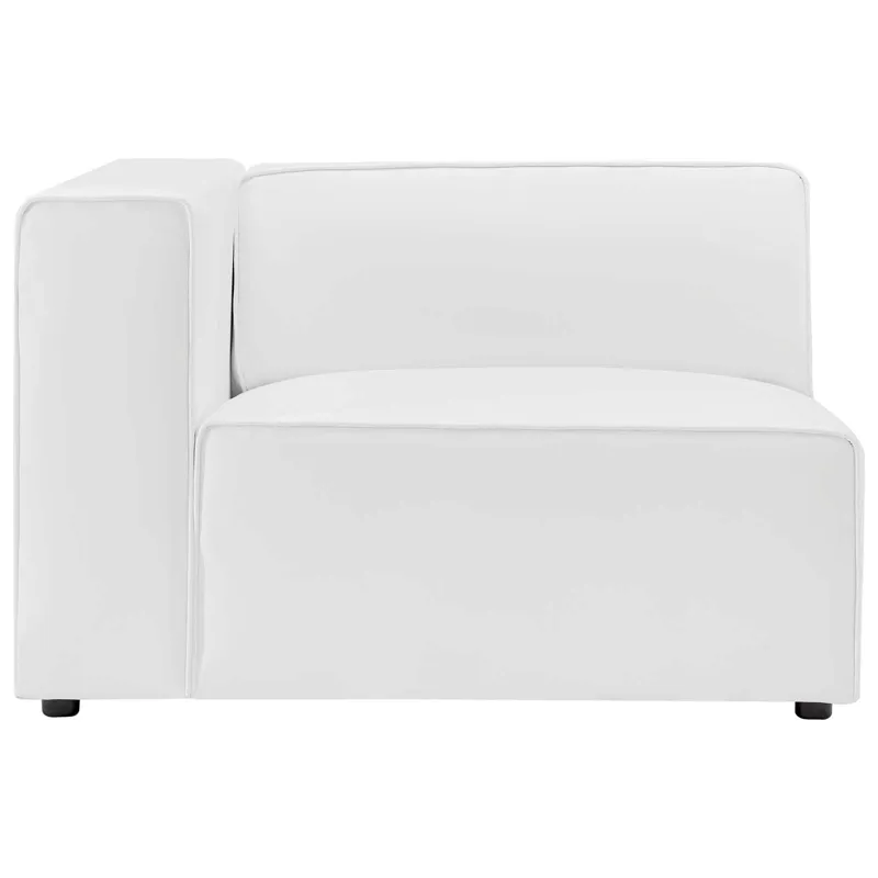 Mingle Vegan Leather 3-Piece Sectional Sofa