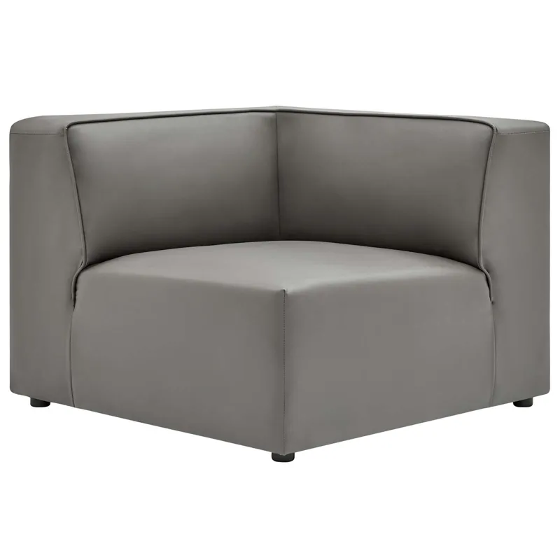 Mingle Vegan Leather 5-Piece Sectional Sofa