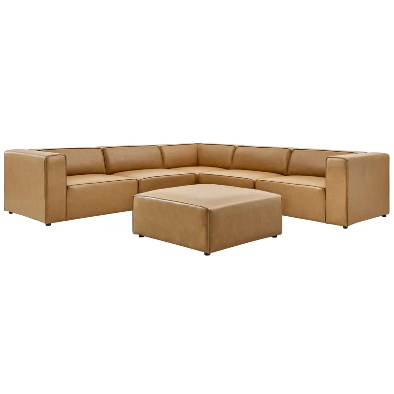 Mingle Vegan Leather 7-Piece Furniture Set