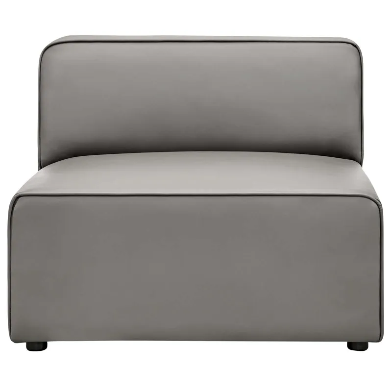 Mingle Vegan Leather 7-Piece Sectional Sofa
