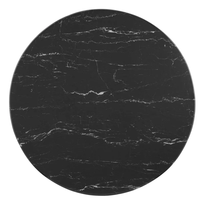 Lippa 28" Artificial Marble Dining Table