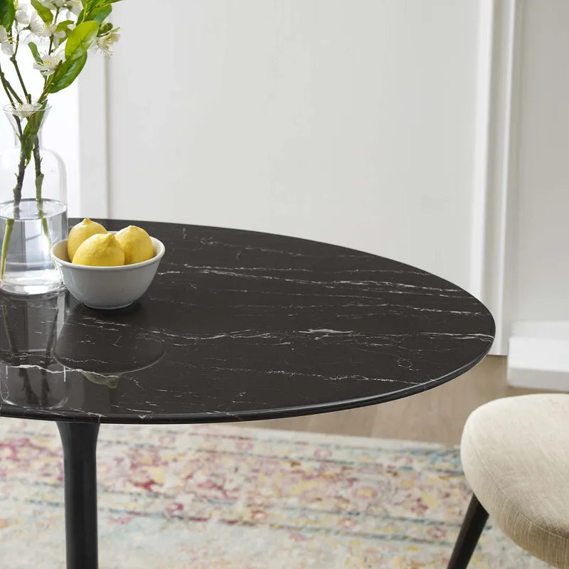Lippa 42" Artificial Marble Dining Table