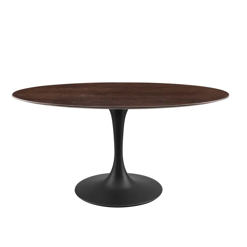 Lippa 60" Wood Oval Dining Table