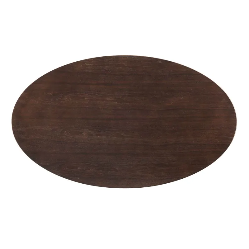 Lippa 60" Wood Oval Dining Table