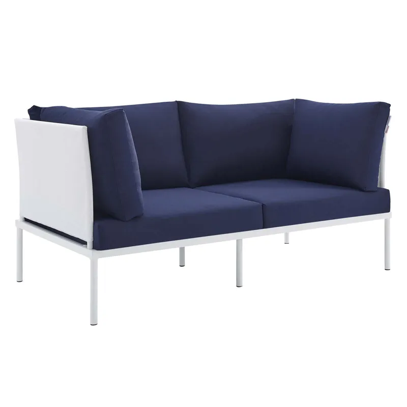 Harmony 5-Piece Sunbrella Outdoor Patio Aluminum Furniture Set