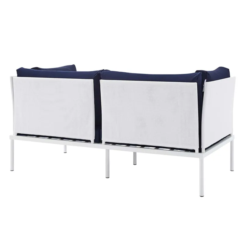 Harmony 5-Piece Sunbrella Outdoor Patio Aluminum Furniture Set