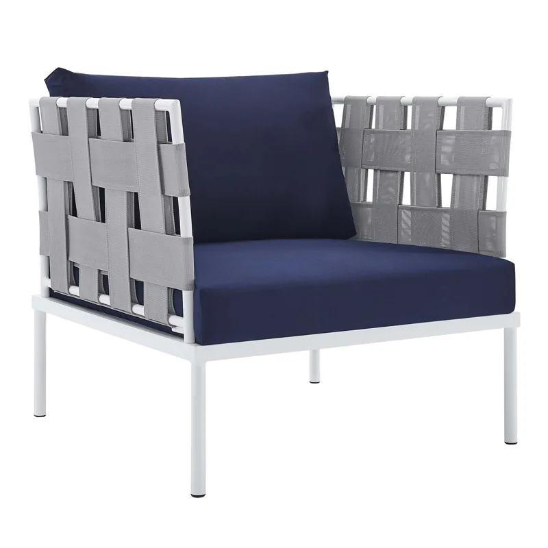 Harmony 5-Piece Sunbrella Outdoor Patio Aluminum Furniture Set