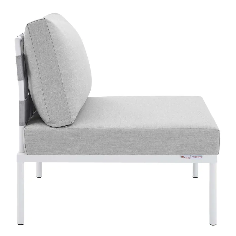 Harmony 6-Piece Sunbrella Outdoor Patio Aluminum Seating Set