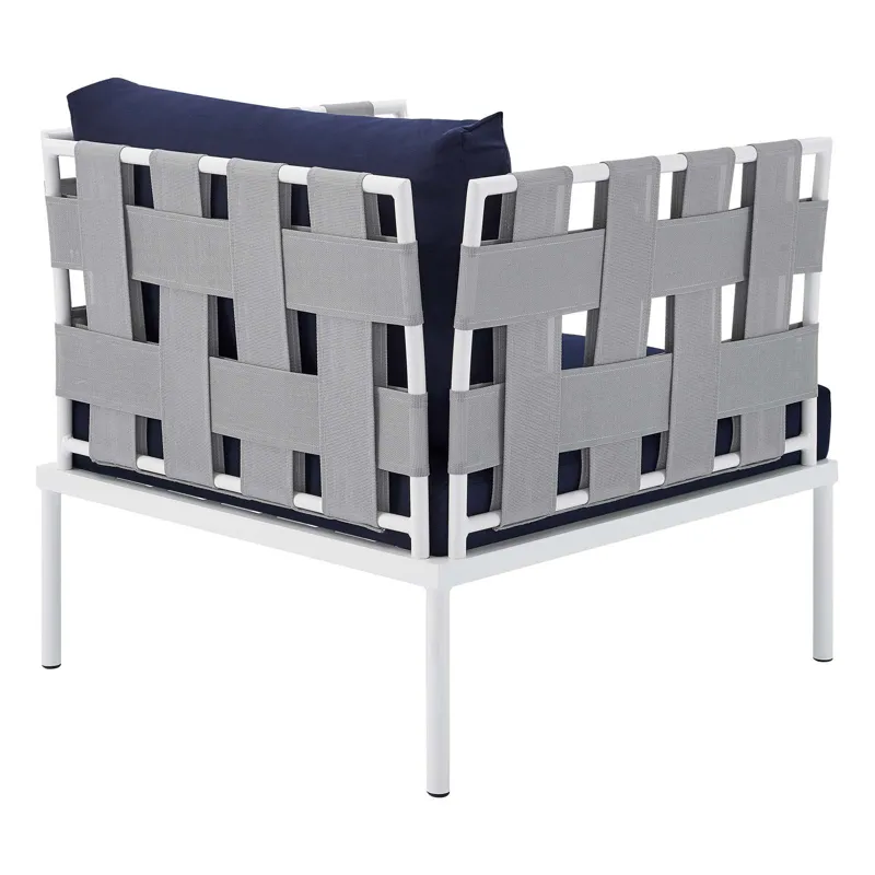 Harmony 6-Piece Sunbrella Outdoor Patio Aluminum Seating Set