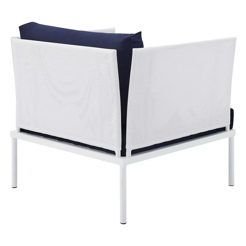 Harmony 7-Piece Sunbrella Outdoor Patio Aluminum Sectional Sofa Set