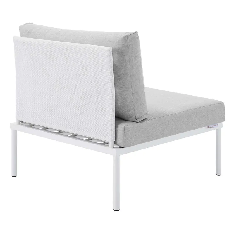 Harmony 8-Piece Sunbrella Outdoor Patio Aluminum Sectional Sofa Set