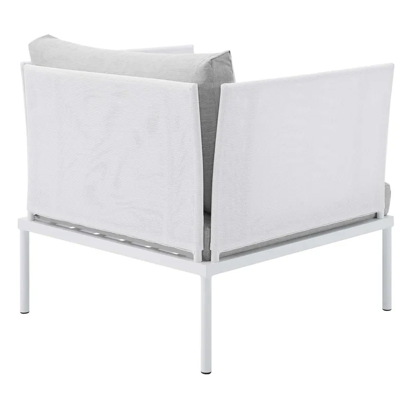 Harmony 8-Piece Sunbrella Outdoor Patio Aluminum Seating Set