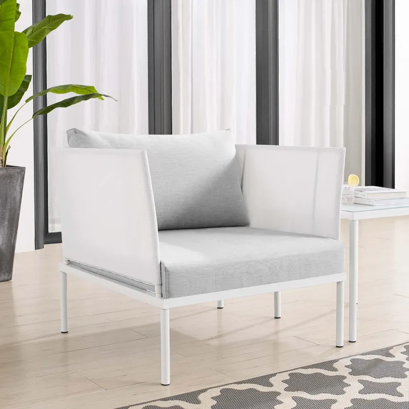 Harmony Sunbrella Outdoor Patio Aluminum Armchair