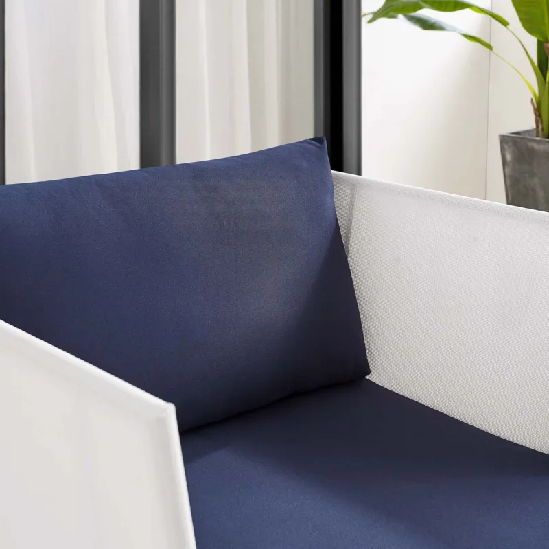 Harmony Sunbrella Outdoor Patio Aluminum Armchair